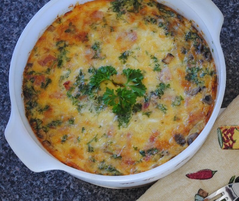 Bacon & Mushroom Quiche Recipe
