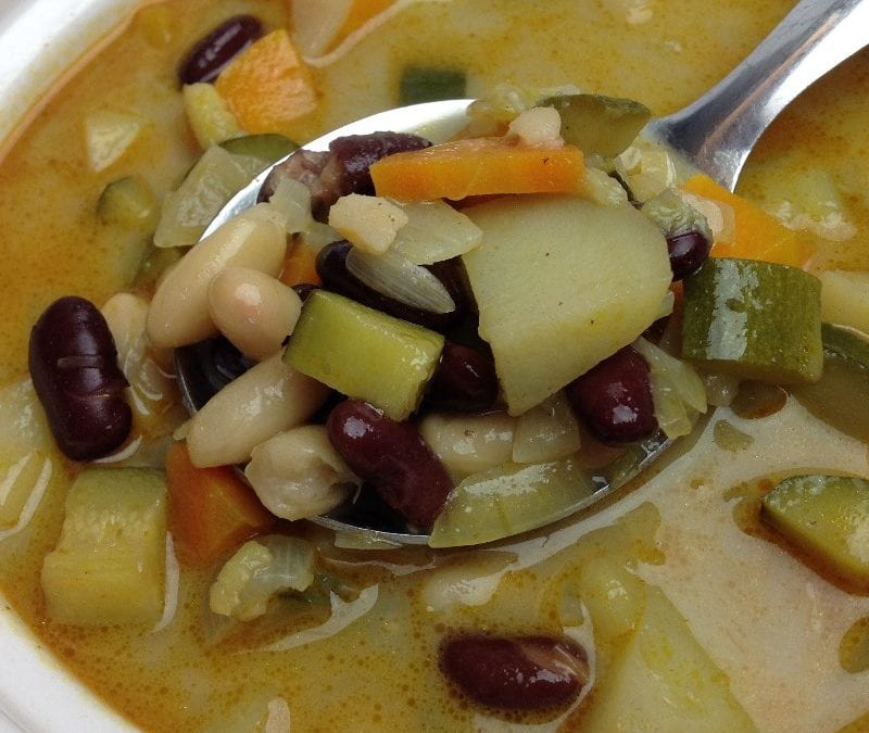 Vegan Curried Cream of Vegetable Soup Recipe
