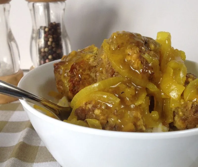 Meatballs with Curry Sauce Recipe
