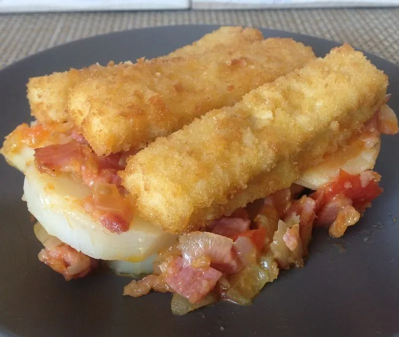 Fish Fingers and Potatoes Recipe